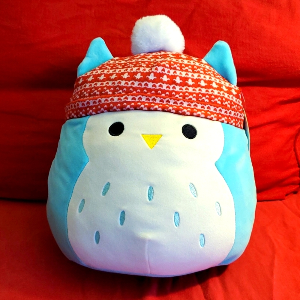 Winston Christmas Owl Squishmallow